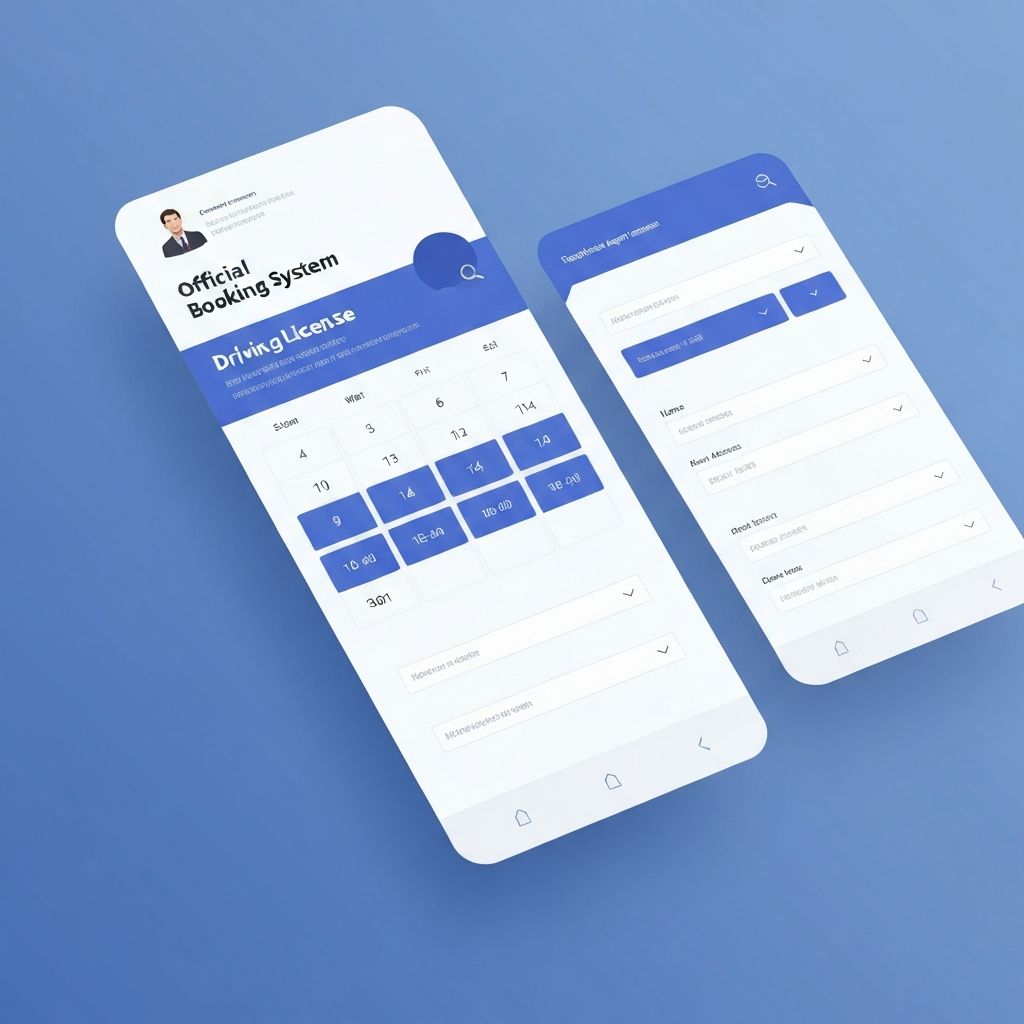 Driving License Booking System